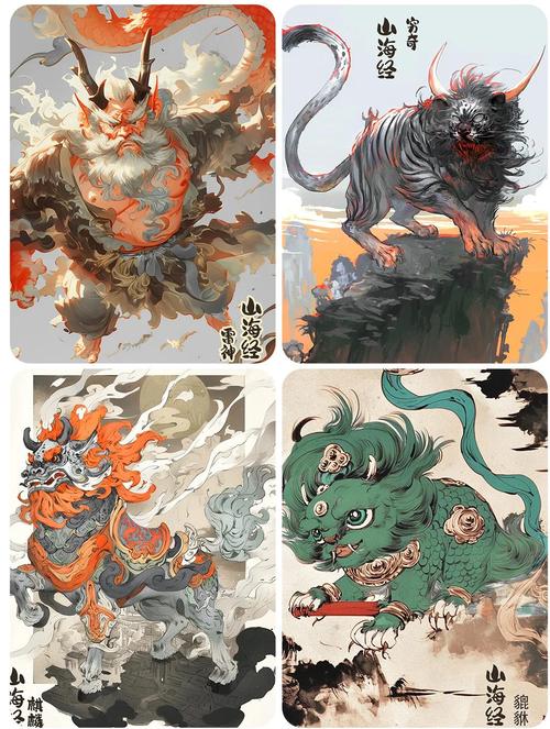 山海经异兽秘境,仁瑞雷穷貔✨